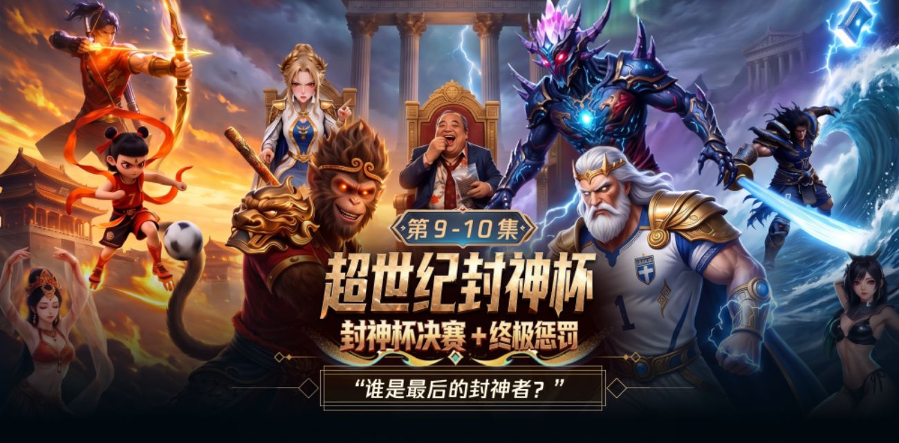 成人AI漫剧《超世纪封神杯》神明与超级英雄赛场上跨国对决 9～10集大结局