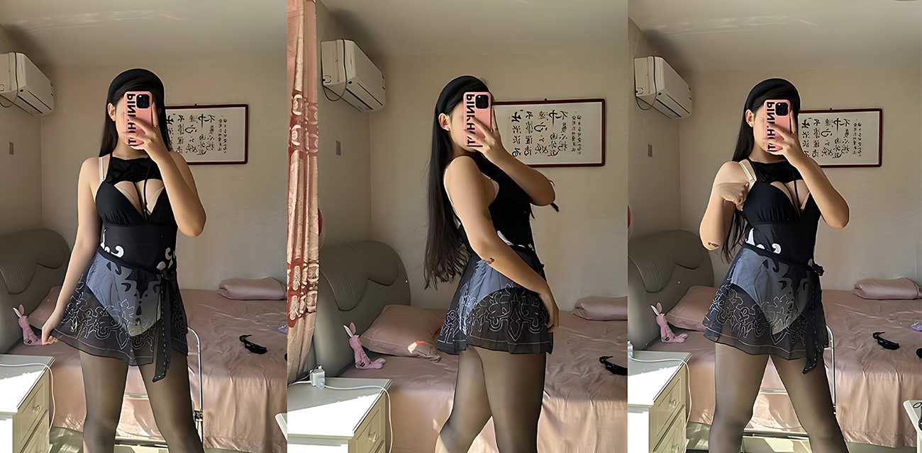 淫妻 小kk 身着情趣黑丝互插龟奴 打桩滴蜡深度调教 射精实录太变态