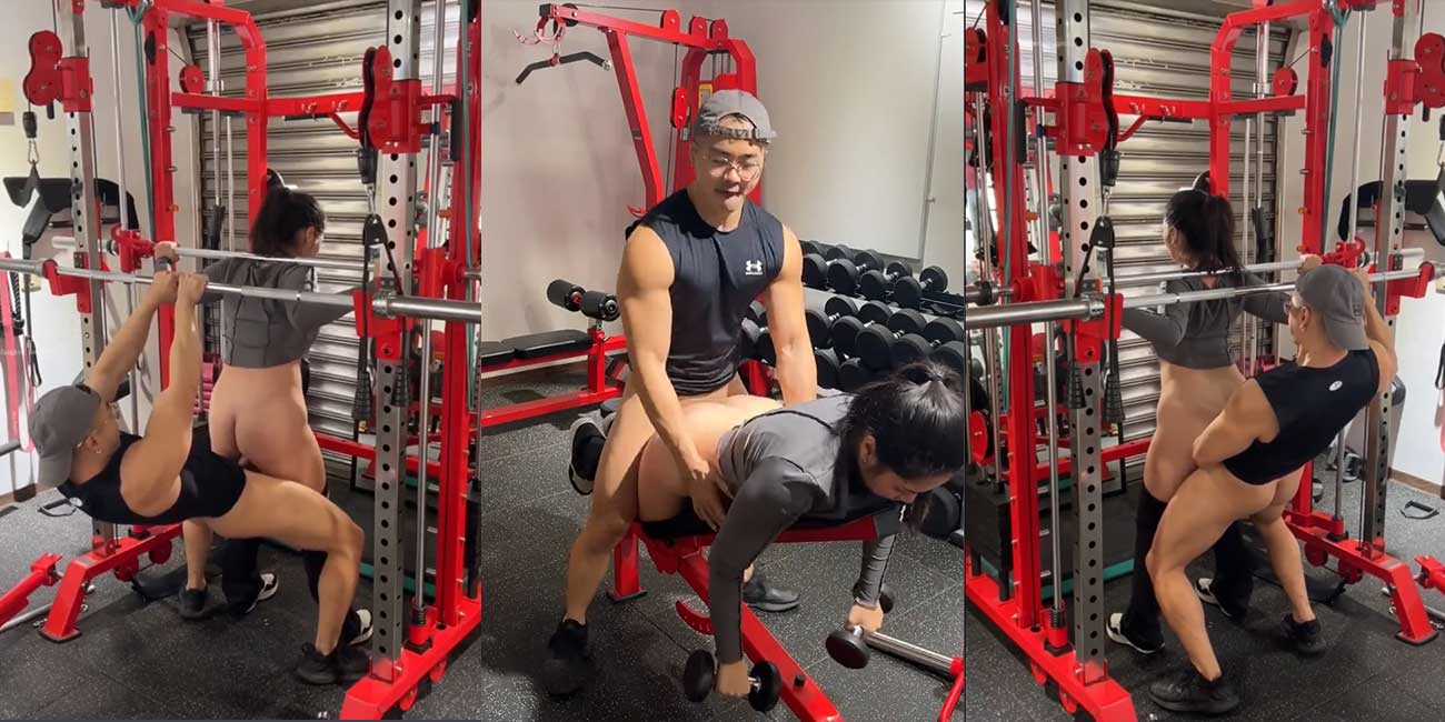 饥渴淫妻健身房偷欢教练 为买私教课程给老公要钱 被戴绿帽已成常态！