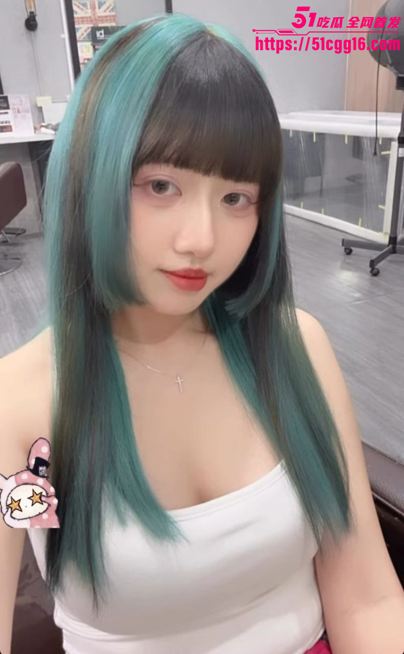 调教绿发纹身美女1