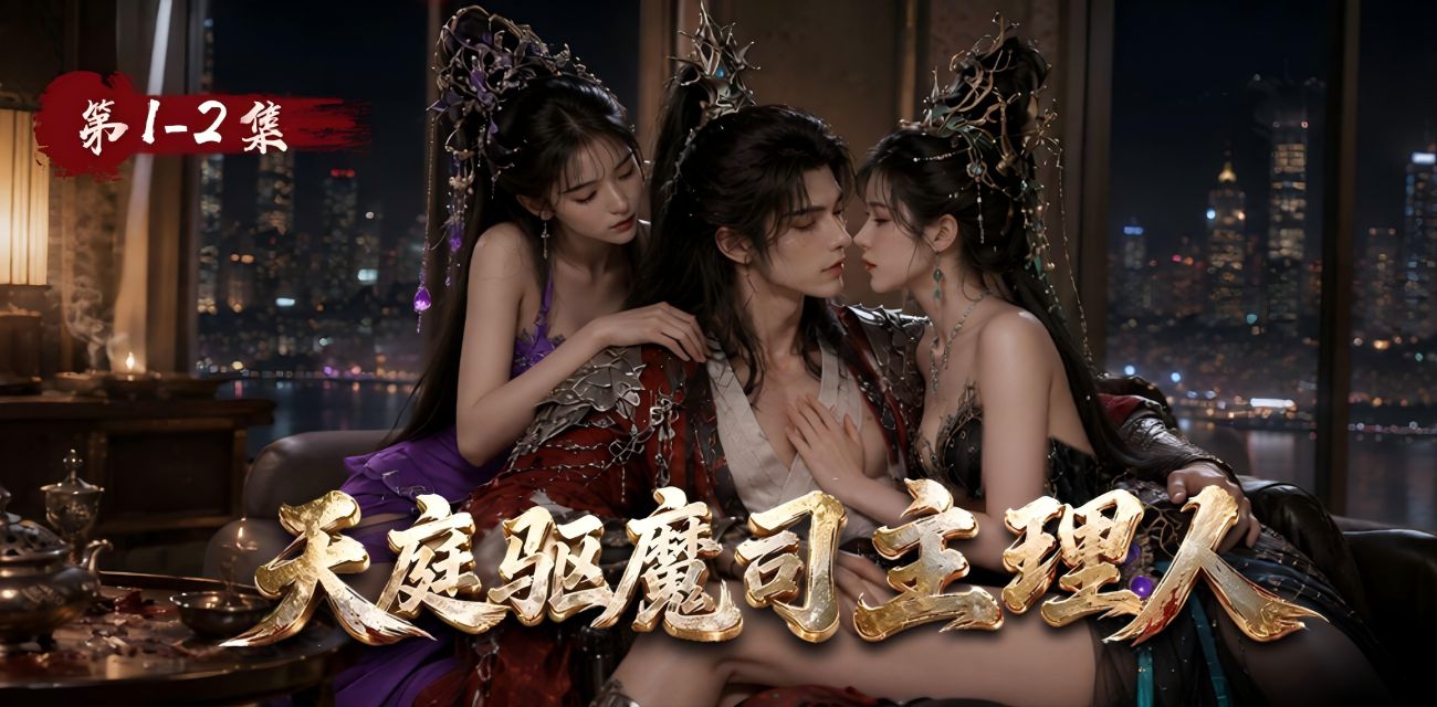 AI爽剧《天庭驱魔司主理人》美艳鬼姬为祸人间 被收服后沦为禁脔 1～2集火热更新中