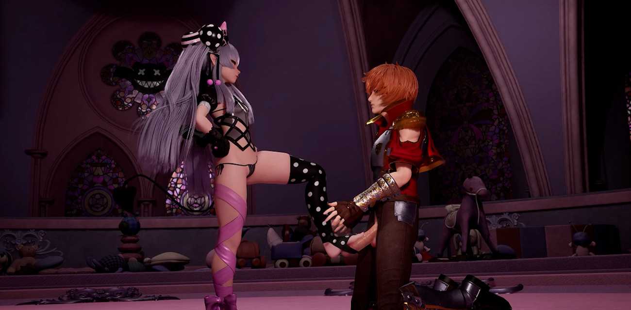 极品3D动漫 黛博拉的房间之魔女的侵袭！恶魔女王调教公狗舔逼踩踏肉棒足交！