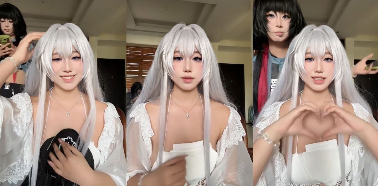 B站知名COS 囚禁aa 最新直播回放 甜美脸蛋配极致身材诱惑拉满 娇羞wink甜腻语音 美到炸裂！