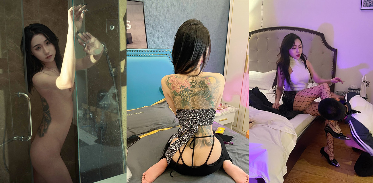 高颜值TS网红 方筱甜 超长福利合集 满背纹身尽显火辣 不看下面谁知道是男的？