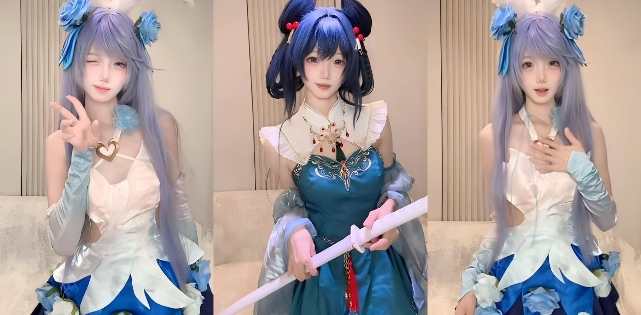 抖音网红 别离 COS西施点燃二次元圈自慰热潮 龟男穿制服打飞机爆菊花 网友直呼辣眼！