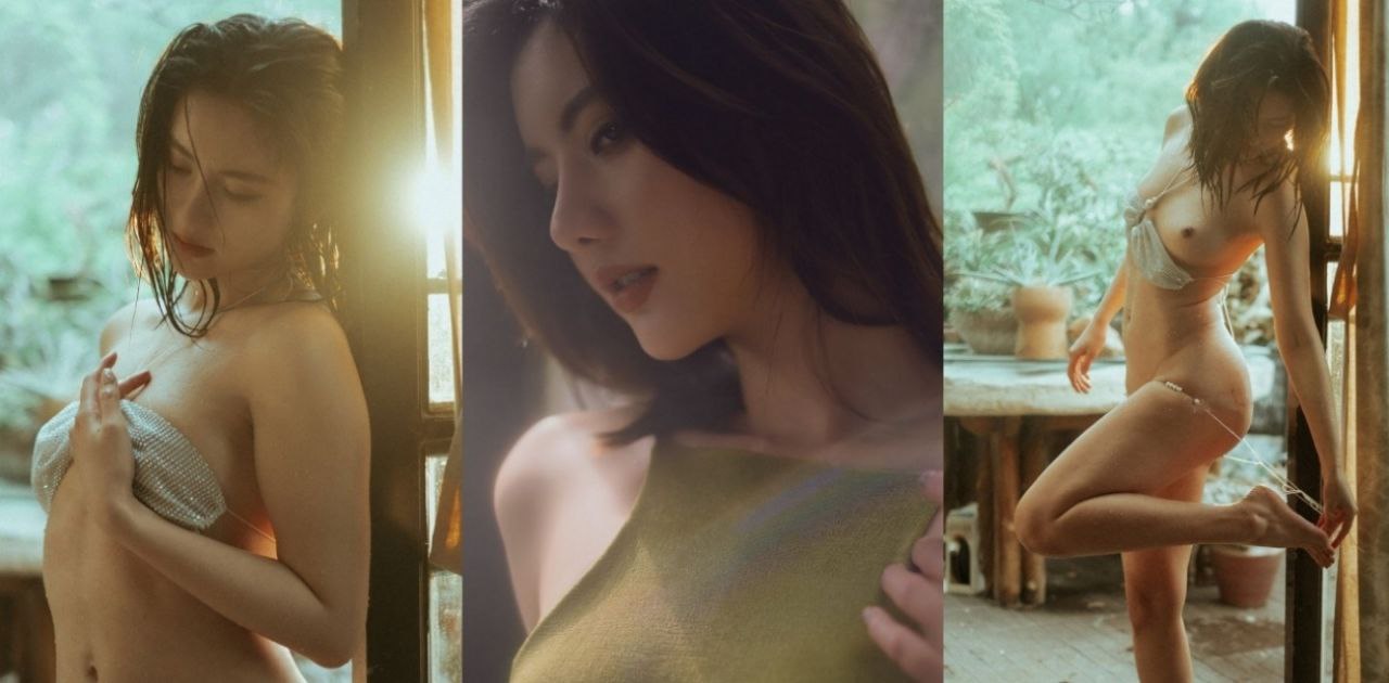 秀人网名模 阿朱 大尺度作品幽绿魅影 曼妙身材前途后去 唯美画面极度诱人！