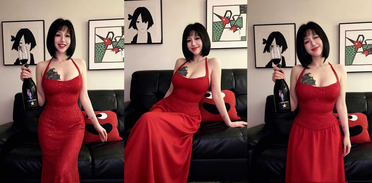 淫媚网红 查娜 玩情趣露出自慰 性感战袍撩人情欲 双指探穴淫劲爆表！
