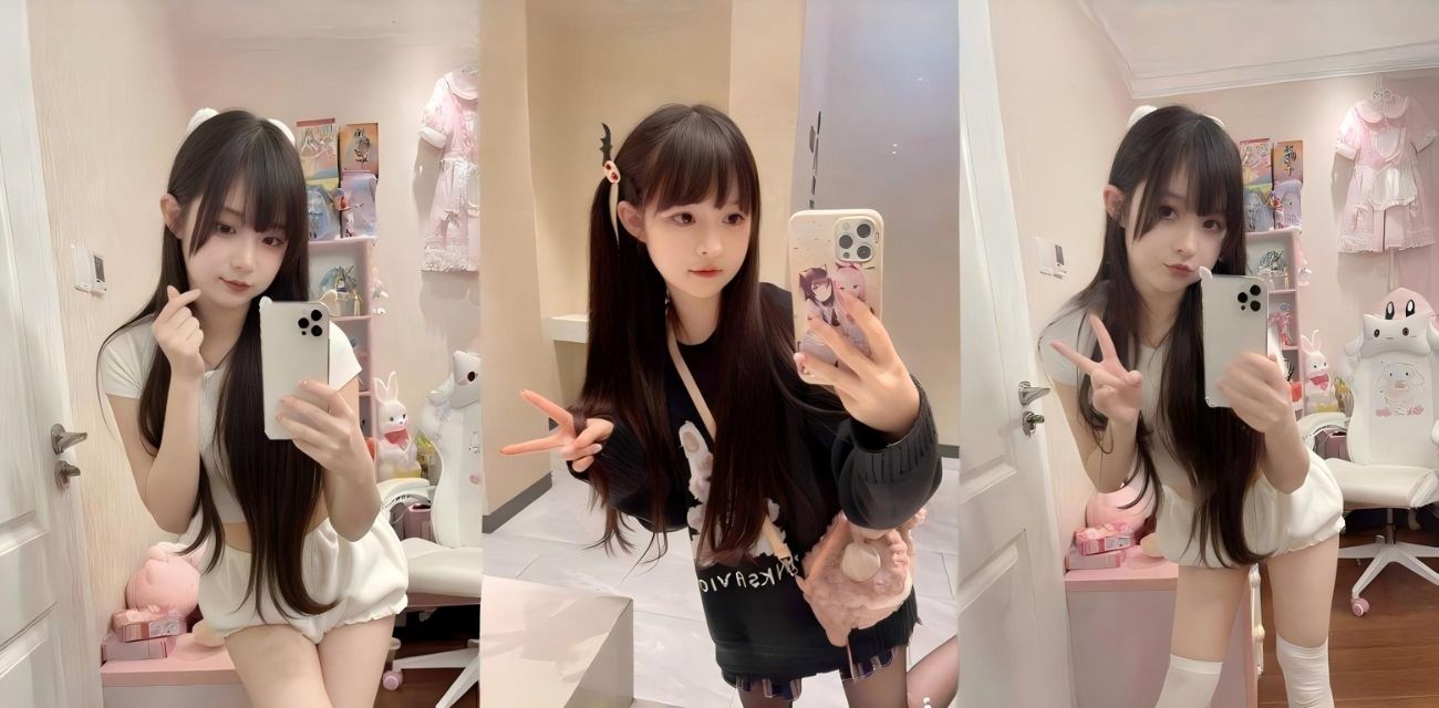 推特高人气萝莉 蔡小熊 COS玛丽罗斯 黑丝紧裹美腿的羞涩少女 粉嫩蝴蝶逼羞涩张开自慰 ！