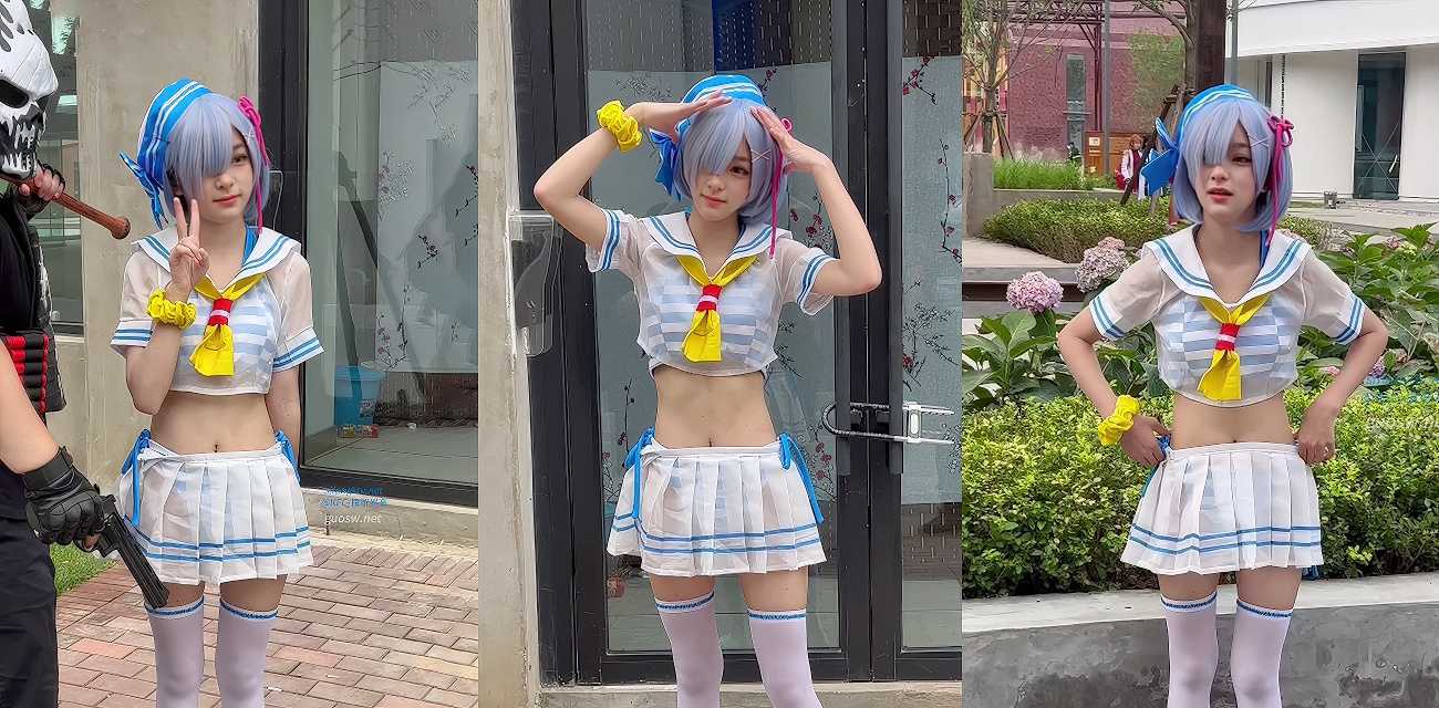 收藏级偷拍神作 少女cos蕾姆一路被大神跟踪抄底 甚至潜入女厕跟拍太刺激了