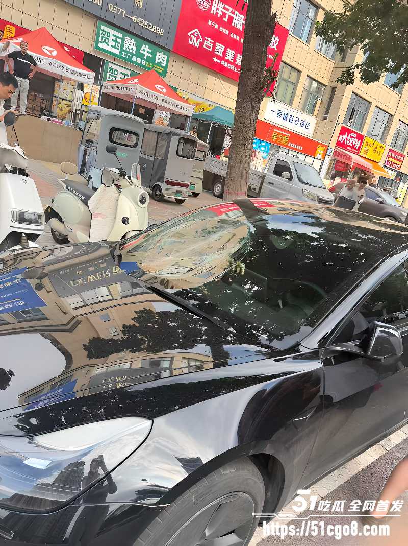 河南郑州男子无故砸车9 河南郑州男子无故砸车9