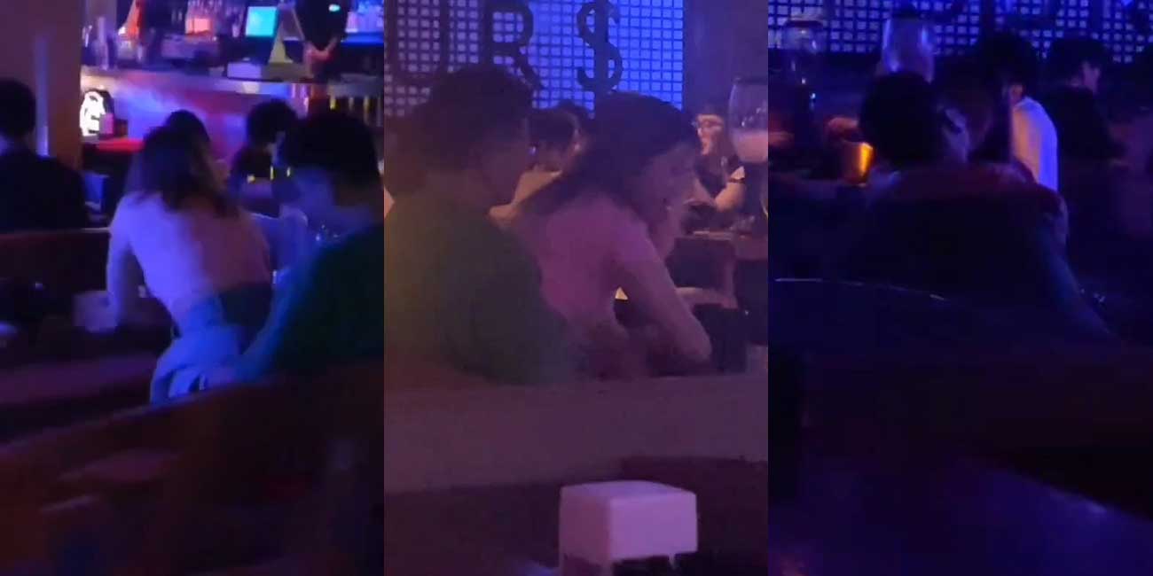 网友冒死偷拍 Perrys酒吧上演NTR大戏 兄弟快醒醒 你马子正被你的好兄弟猛干！