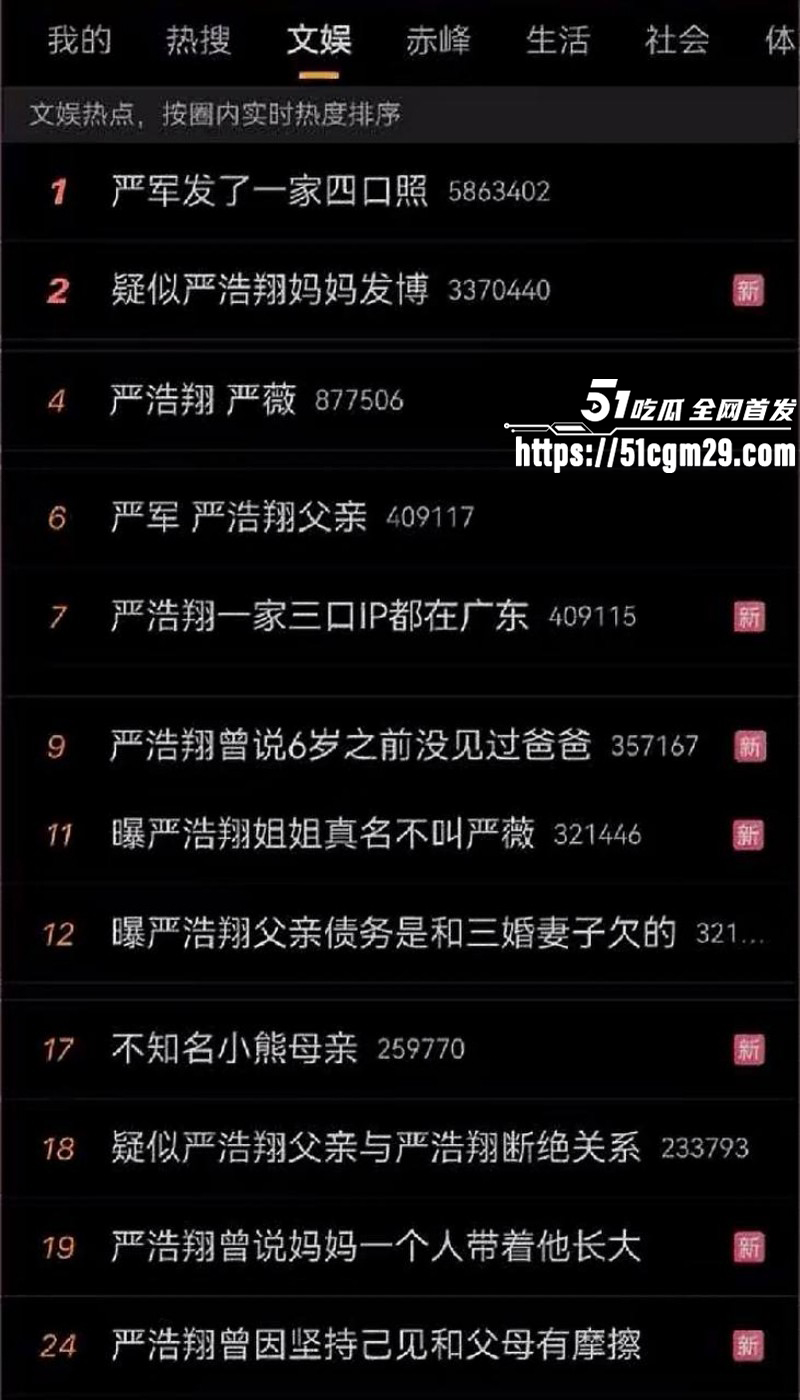 严浩翔父亲自曝断绝父子关系01 严浩翔父亲自曝断绝父子关系01