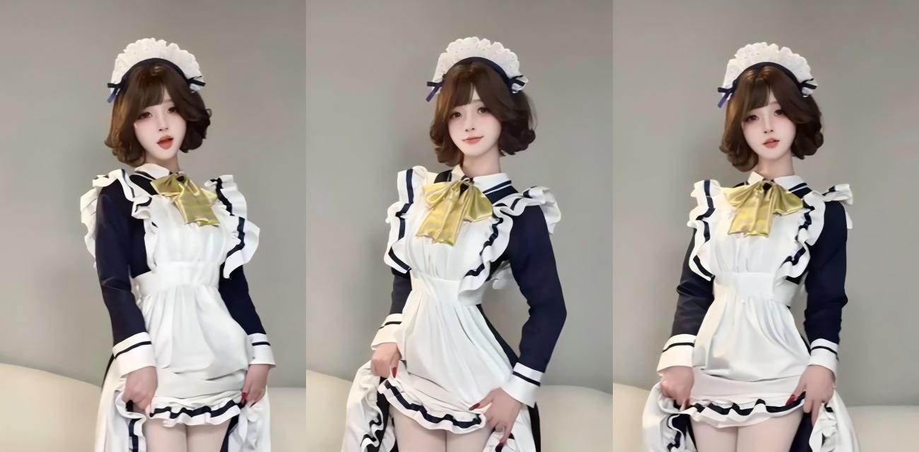 抖音爆火女神 Cos四季夏目枣子姐福利私拍 性感女仆装尽显妩媚 撩裙抖胯画面全网疯传！