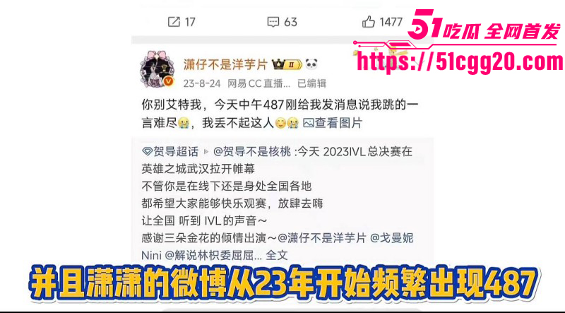 百万粉女主持潇潇劈腿487事件完整版043 百万粉女主持潇潇劈腿487事件完整版043