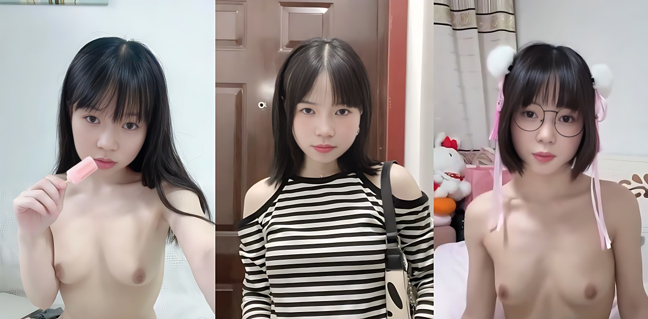 私拍模特 晓晓可可爱 大尺度自拍合集 短发妹奶子软嫩Q弹 开档牛仔裤露逼 性感诱人！