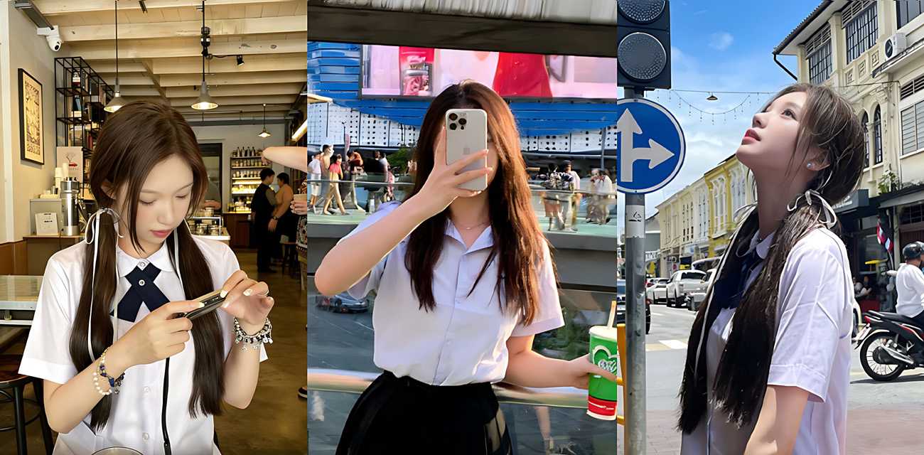 泰国巨乳学生妹为赚额外收入选择下海 身穿JK制服被金主无套猛操 肥穴骑乘后入打桩高潮到腿软！