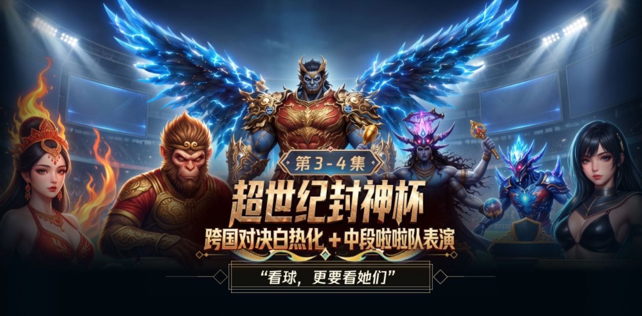成人AI漫剧《超世纪封神杯》神明与超级英雄赛场上跨国对决 3～4集火热更新中