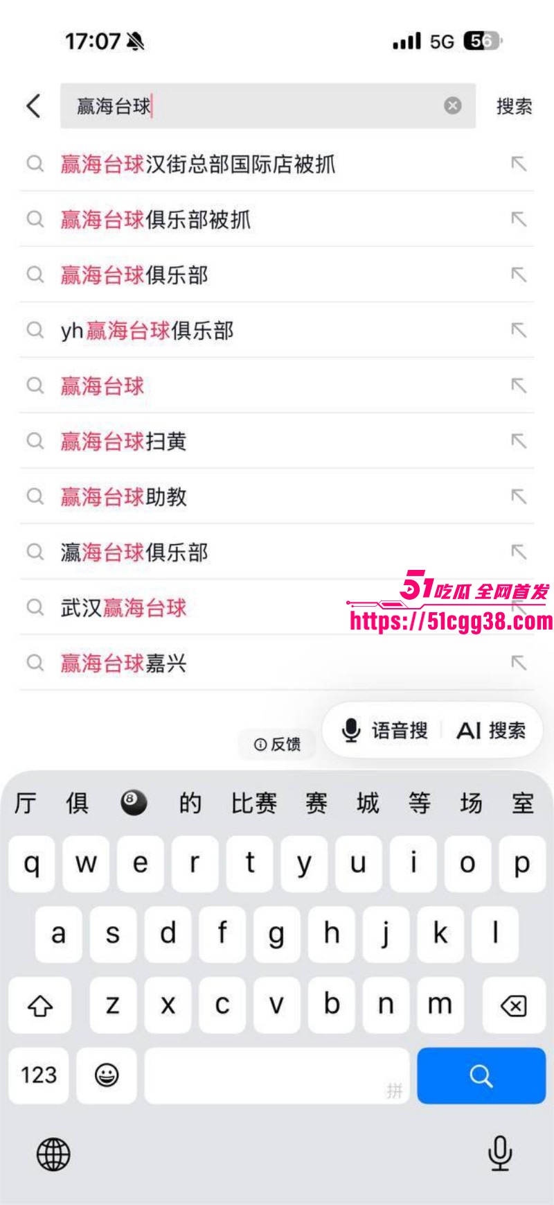 湖北武汉赢海台球扫黄事件01 湖北武汉赢海台球扫黄事件01