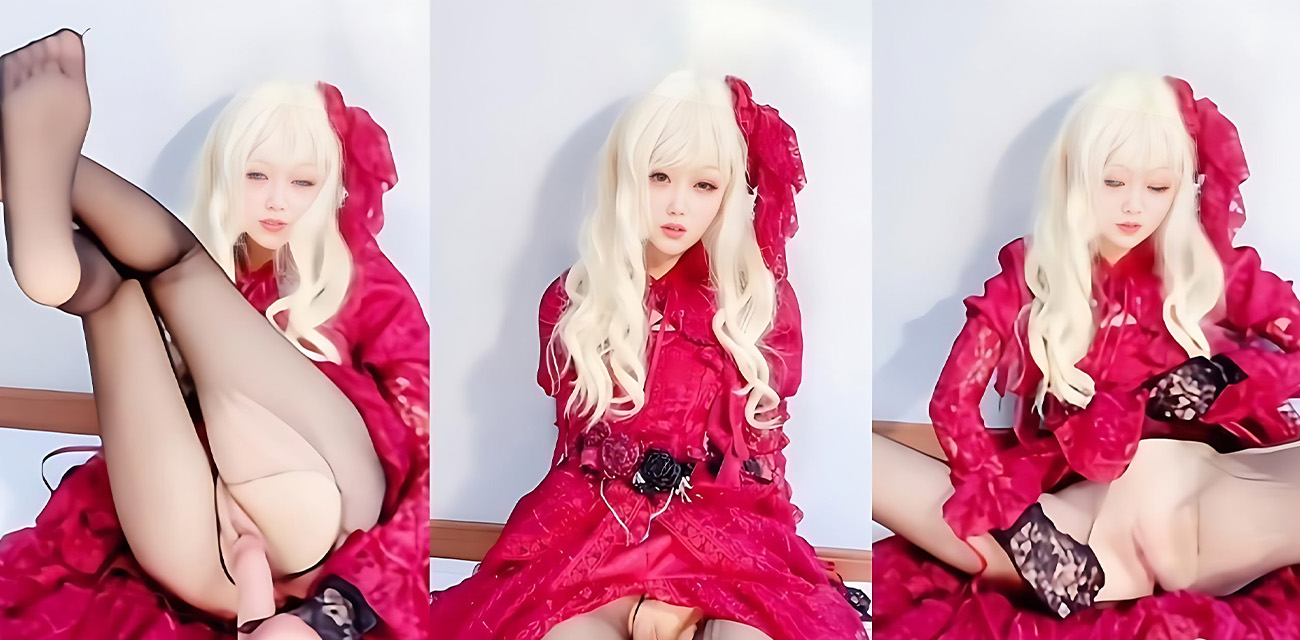 高颜值白虎嫩妹 芝士喵 自慰私拍！制服少女手持阳具暴力蹂躏嫩穴  假屌直冲G点呻吟浪叫到失控！