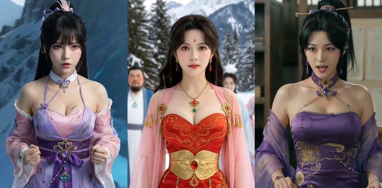 AI擦边短剧《长生录从侄女上门求丹开始长生》合欢宗侄女求丹逆袭长生艳福拉满！